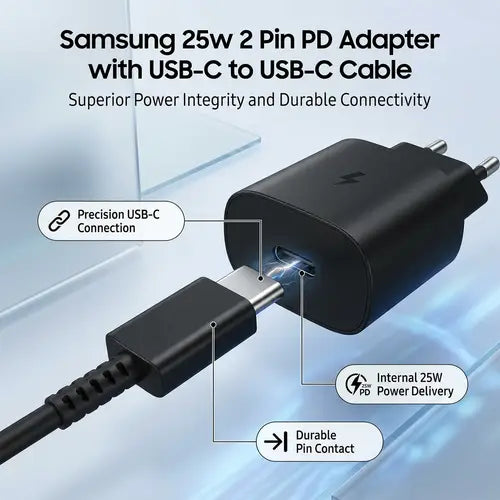 Samsung 25W USB-C PD Fast Charging Adapter